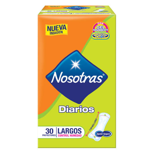 Protectores diarios Nosotras largo 30 unidades