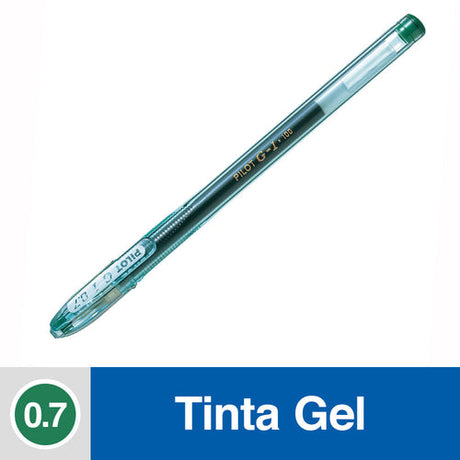Lapiz Tinta Gel 0.7 mm Punta Media Verde Pilot