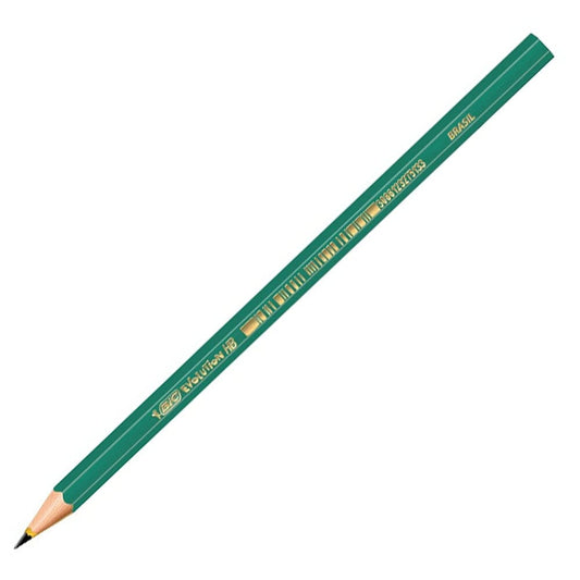 Lapiz Grafito 2Hb Hexagonal Evolution Sin Goma Bic