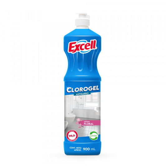 Cloro Gel Antisarro Excell Floral 900 ml