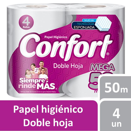 Manga Papel higienico Confort 4x50 mts 32 rollos