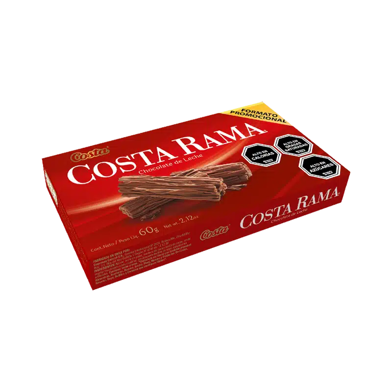 Chocolate de Leche Costa Rama 60 gr