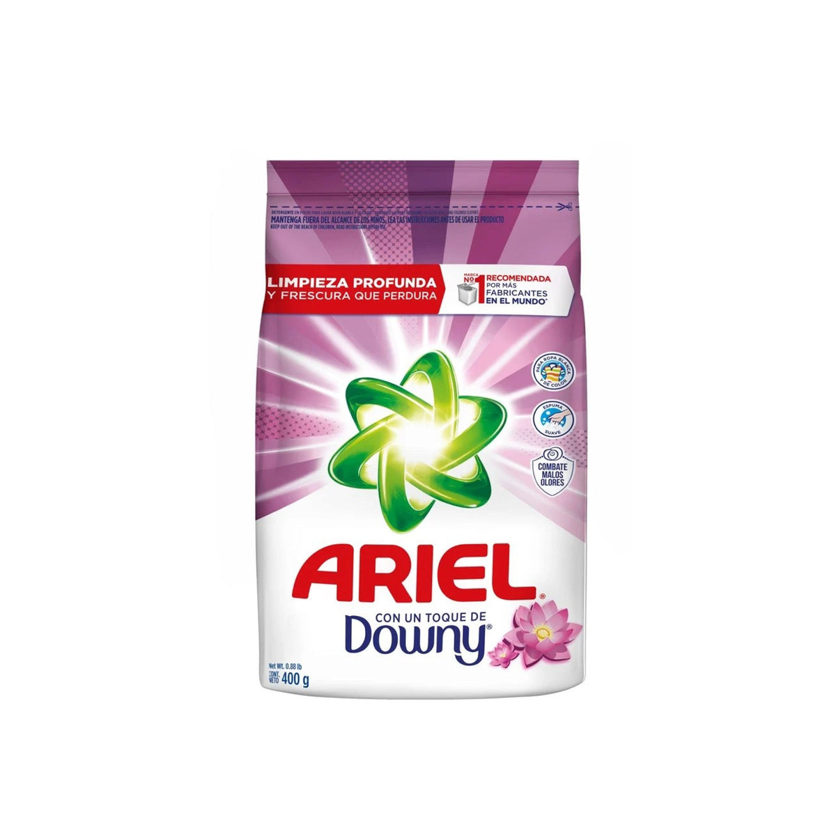Detergente en Polvo Ariel con Downy 400 g