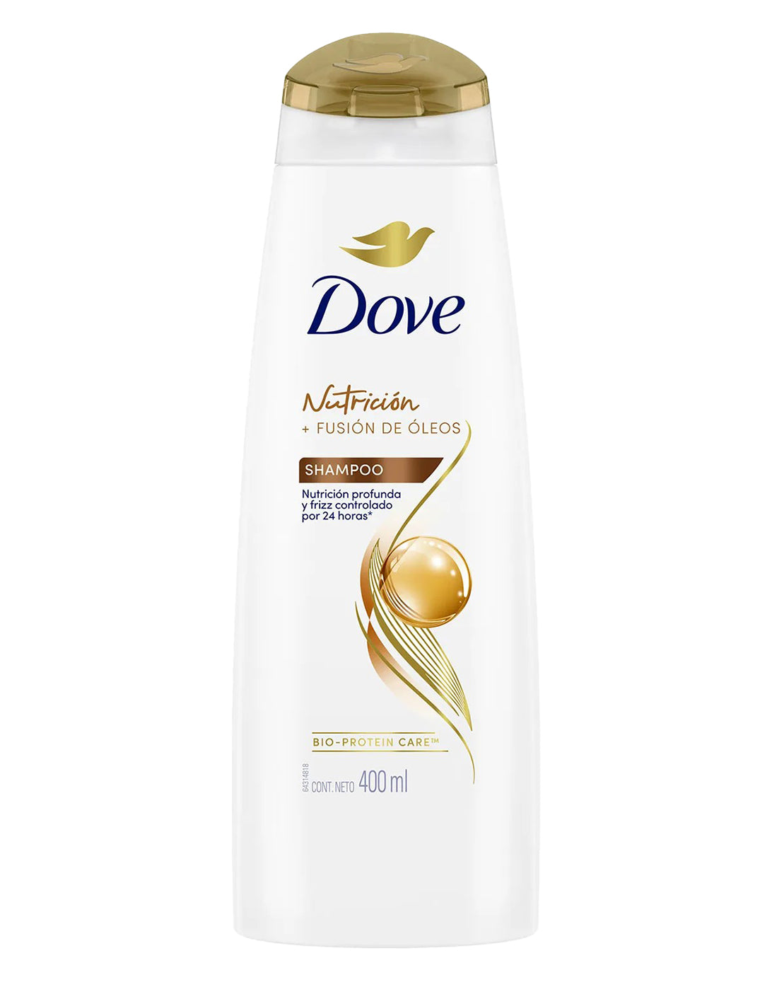 Shampoo Dove Nutricio + Fusión de Oleos 400ml