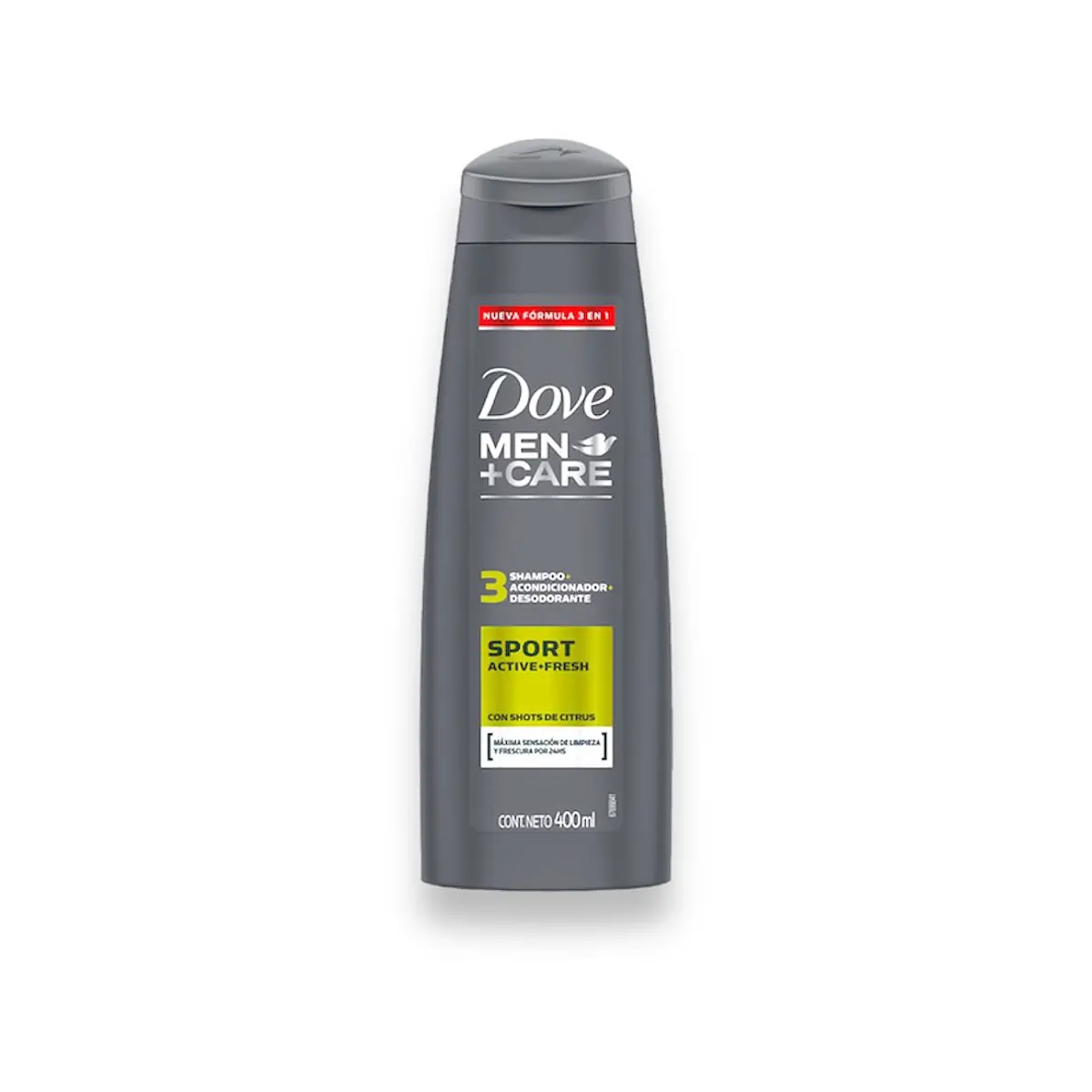 Shampoo Dove men sports 3 en 1 400 ml