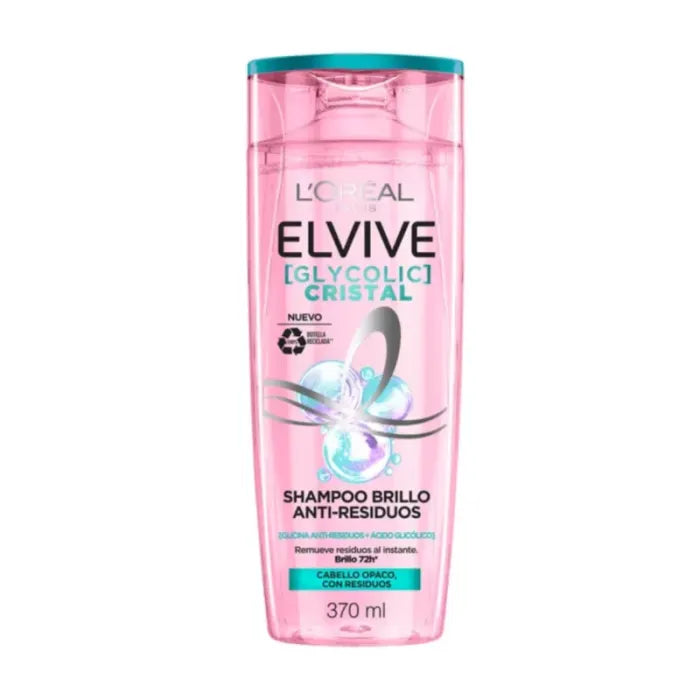Shampoo Elvive glycolic cristal 370 ml