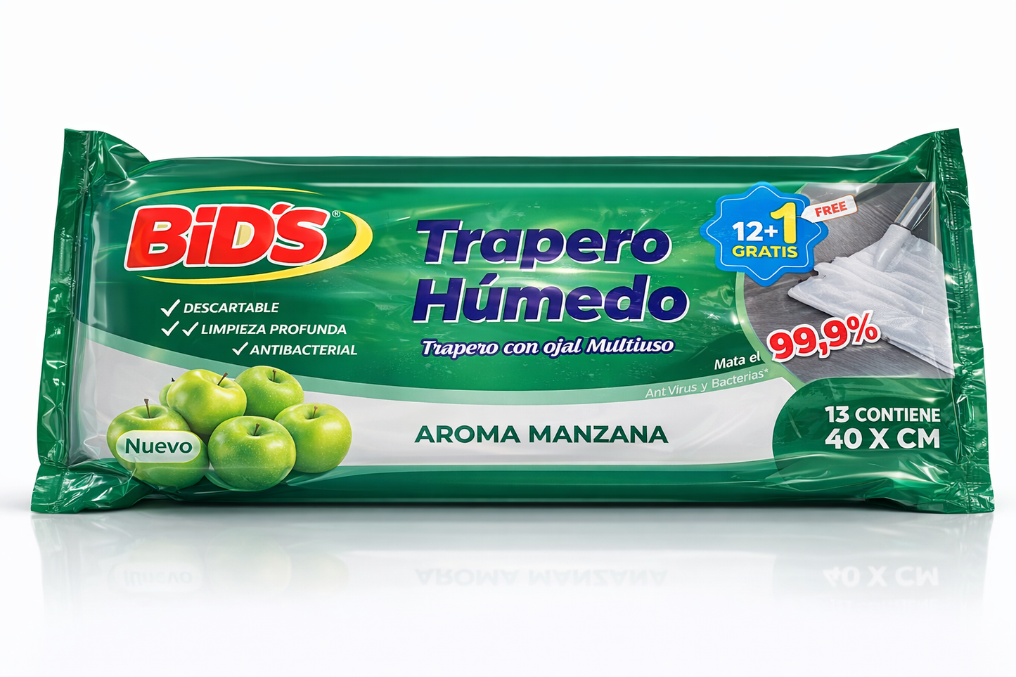 Trapero Humedo de Multipiso Manzana Bids 12 unid