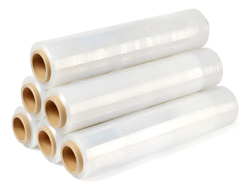 Film Stretch Palletizado transparente 1.4 kg 20 micras pack 6 unidades 280 mts