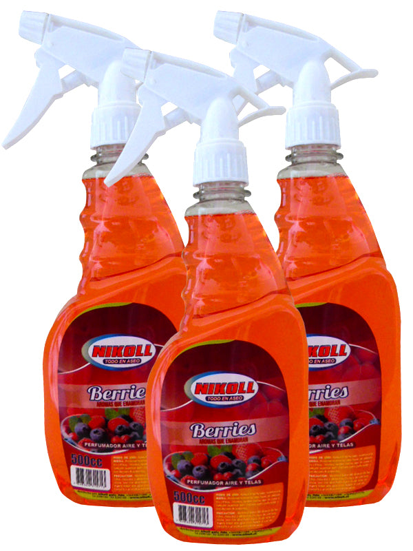 Perfumador de Tela Berries Nikoll Gatillo 500 ml