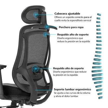 Silla de Ecritorio Ergonomica Premium - Valtora - Icon Terra Plus