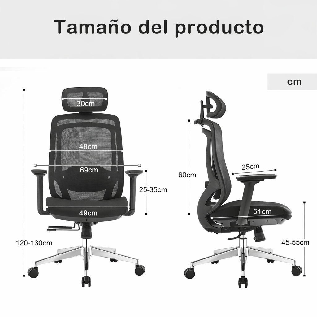 Silla de Ecritorio Ergonomica Premium - Valtora - Icon Terra Plus