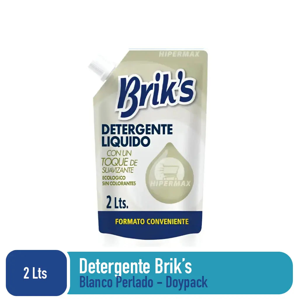 Detergente Briks doypack toque suavizante 2 L
