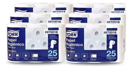 Pack Super Ahorro Papel higienico Tork 6x25 -48rollos + Toalla de Papel Tork 2x24 -16 rollos + Servilleta
