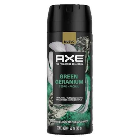 Desodorante Axe Green Geranium en aerosol 150 ml