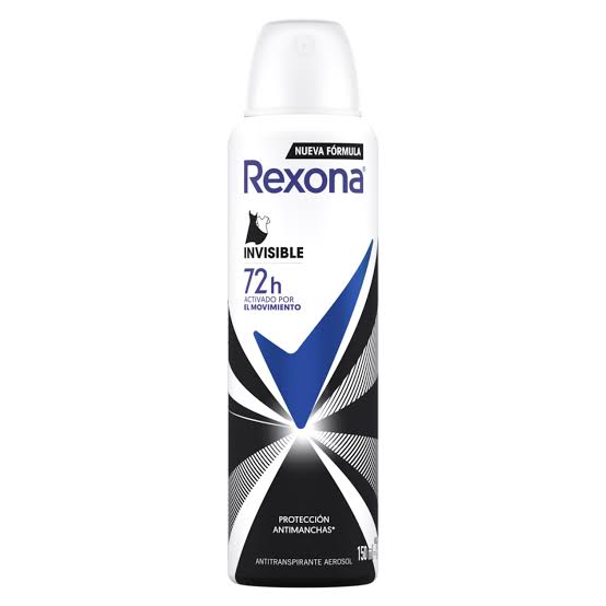 Desodorante en aerosol Rexona invisible 72h 150 ml