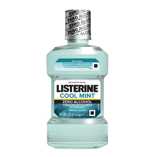 Enjuague bucal Listerine zero alcohol 180 ml