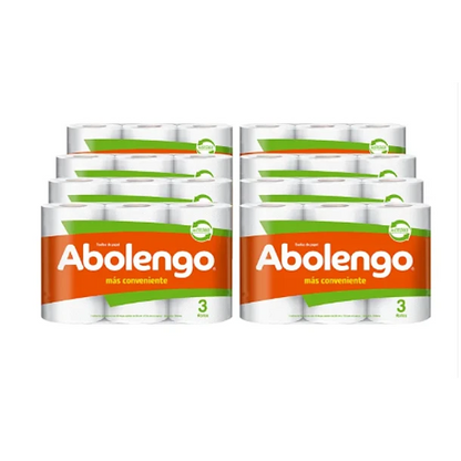Pack Super Ahorro Papel higienico Confort 6x20 -48rollos + Toalla de Papel Abolengo mini 3x10 -24 rollos + Servilleta Ovella 300 unid