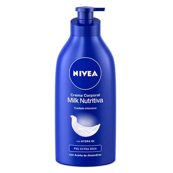 Crema corporal Nivea Milk Nutritiva 1 L