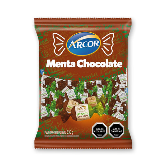 Bolsa Menta Chocolate Arcor Caramelo