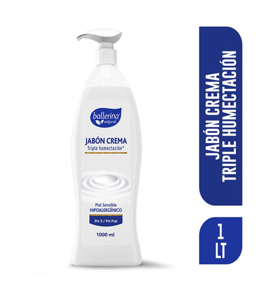 Jabon Liquido Ballerina Crema Dosificador 1000 ml