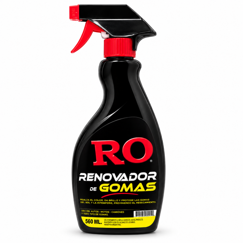 Renovador de gomas RO 500 ml para cuidado automotriz