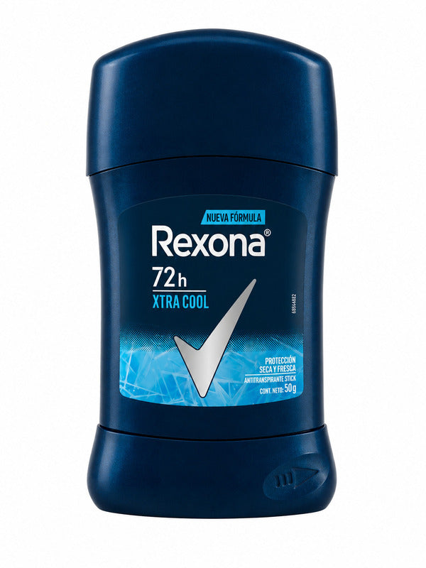 Desodorante en barra Rexona men xtra cool 48 h protección fresca y seca 50 g