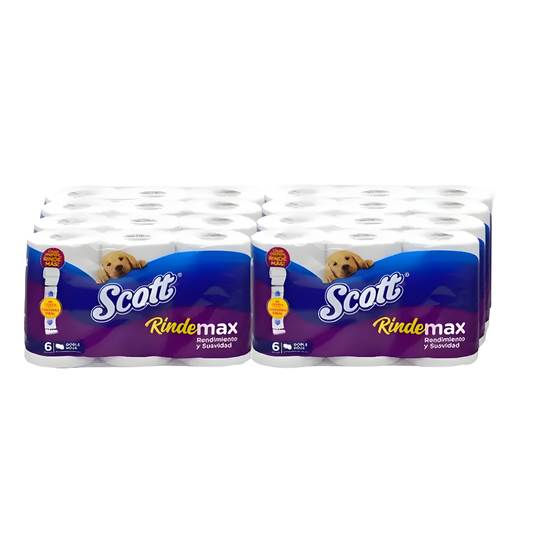 Manga Higienico Scott Rindemax 6x22 mts 48 rollos