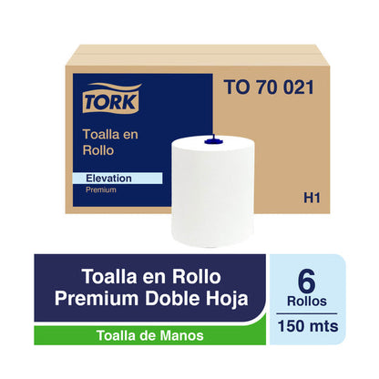 Toalla en Rollo Jumbo Tork Matic® Premium 6 Rollos de 150 Metros