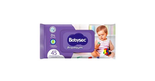 Toalla Humeda Babysec 45 unid