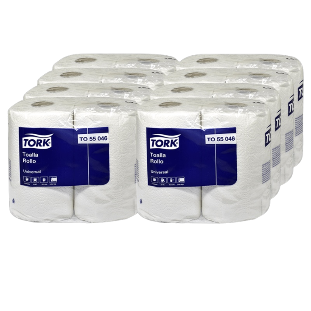 Toalla de Papel Tork 2x24 mts Manga de 16 rollos