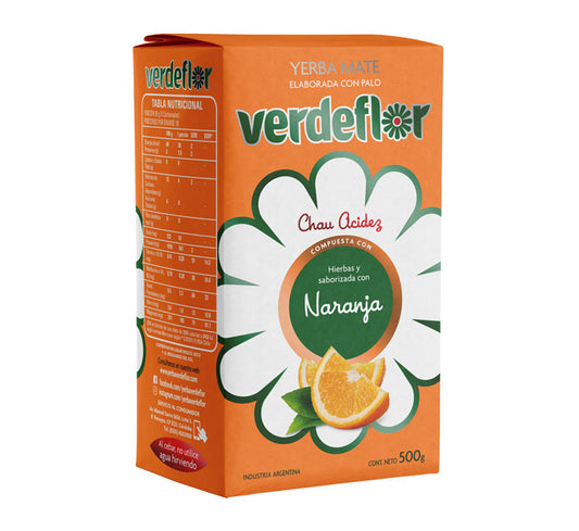 Yerba Mate Naranja Verdeflor 500 g