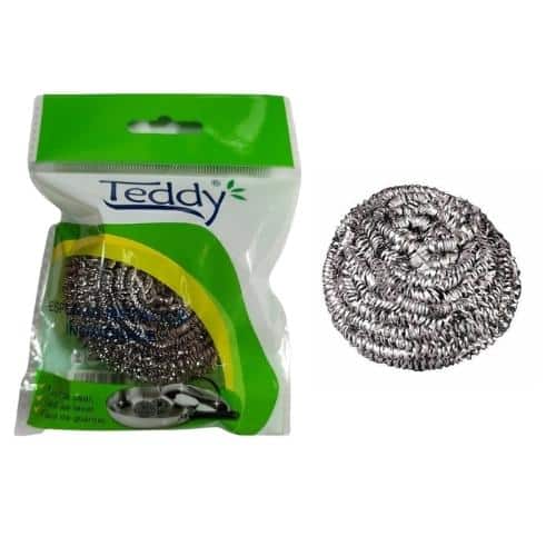 Virutilla Plateada Inox Teddy