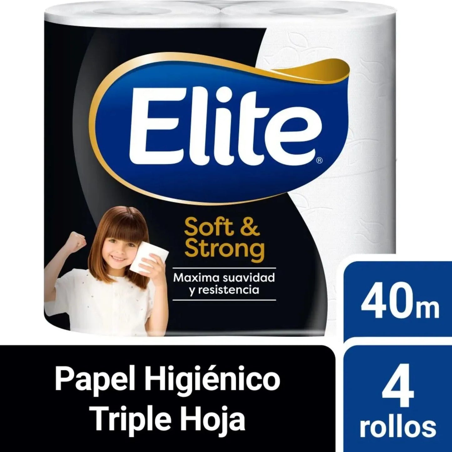 Papel Higienico Elite 4x40 Triple Hoja - 32 Rollos