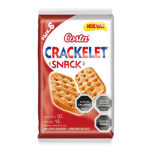 Galleta Crackelet Costa 22 g