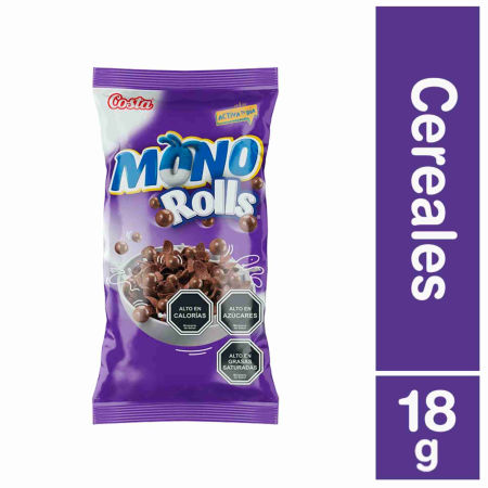 Cereal Mono Rolls Costa 18 gr