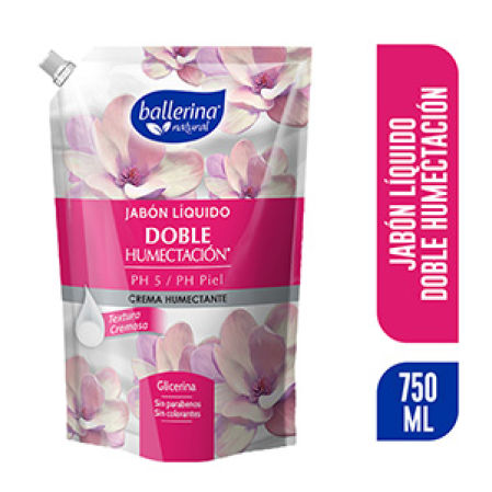 Jabon Liquido Ballerina Crema Humectante 750 ml