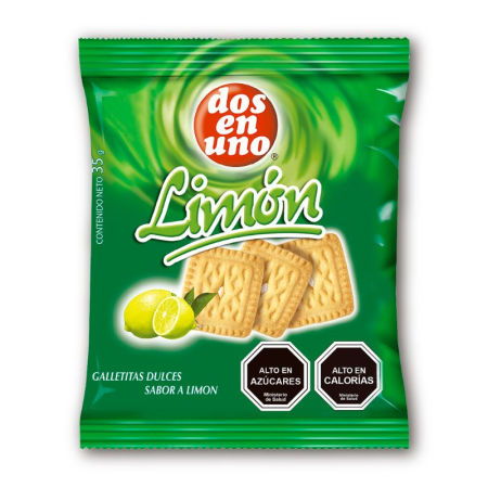 Galleta Limon Dos en Uno 35 gr