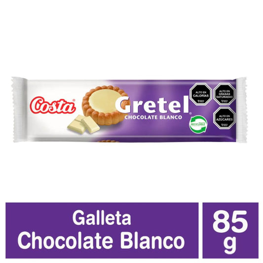 Galleta Gretel Chocolate Blanco 85g
