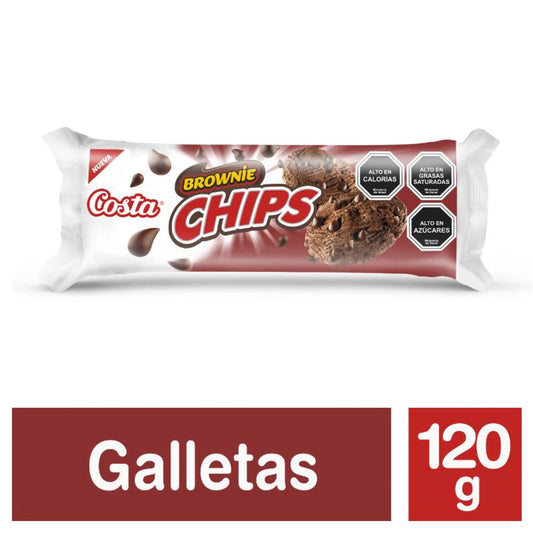 Galletas Brownie Chips Costa 120 g